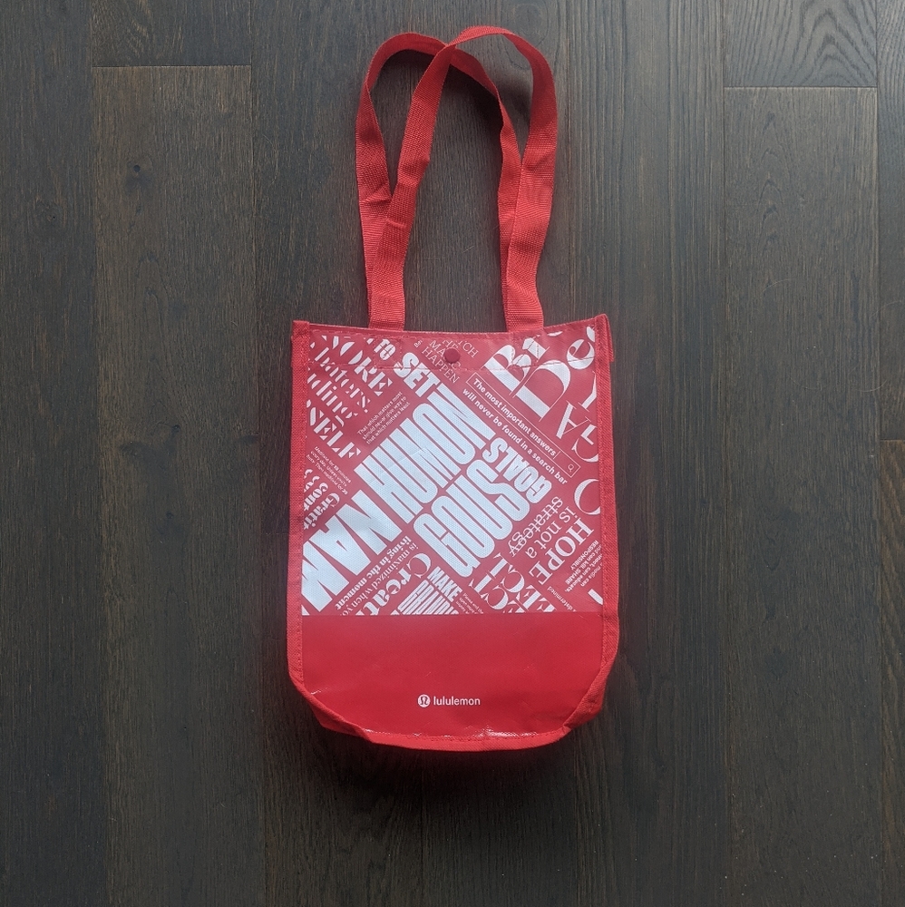 FREE Lululemon Reusable Tote Bag - Red